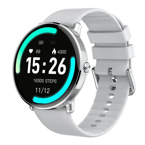 Smartwatch COOL Pantalla AMOLED Forever Silicona Gris (Llamadas, Salud, Deporte)