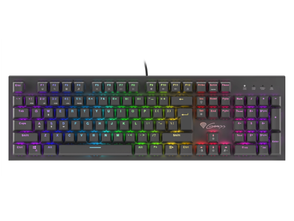 TECLADO GAMING GENESIS THOR 300 RGB MECANICO SWITCH OUTEMU ROJO