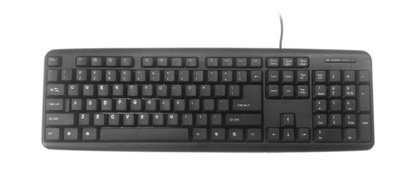 TECLADO GEMBIRD USB NEGRO DISEÑO EEUU