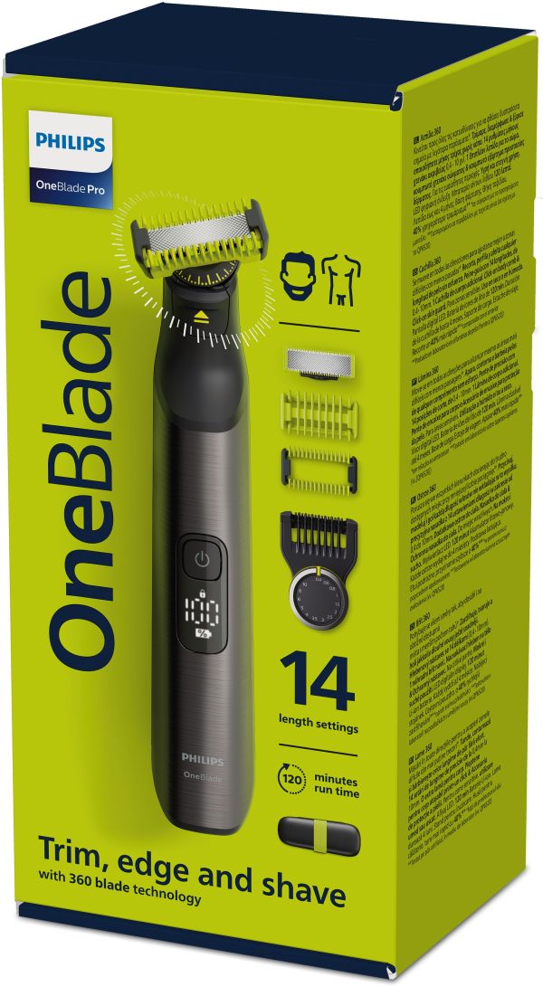 BARBERO PHILIPS QP6651/61 ONEBLADE PRO 360 FACE&BODY BASE CARGA+ESTUCHE - Image 3