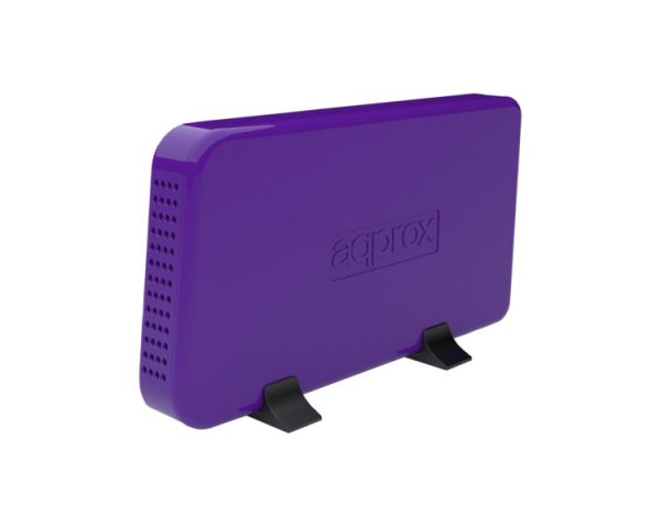 CAJA EXTERNA USB 3.5'' SATA 3.0 MORADO APPROX