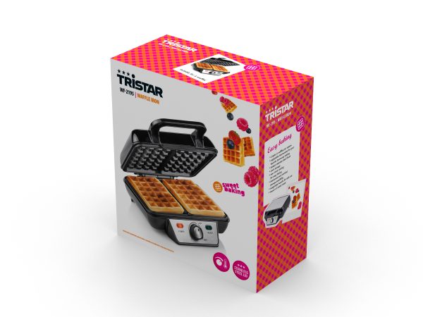 GOFRERA TRISTAR WF2195 INOX 1000W - Image 6