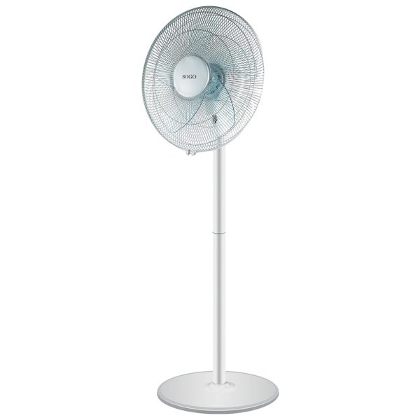 VENTILADOR PIE SOGO SS21245W 5 ASP.50W BCO