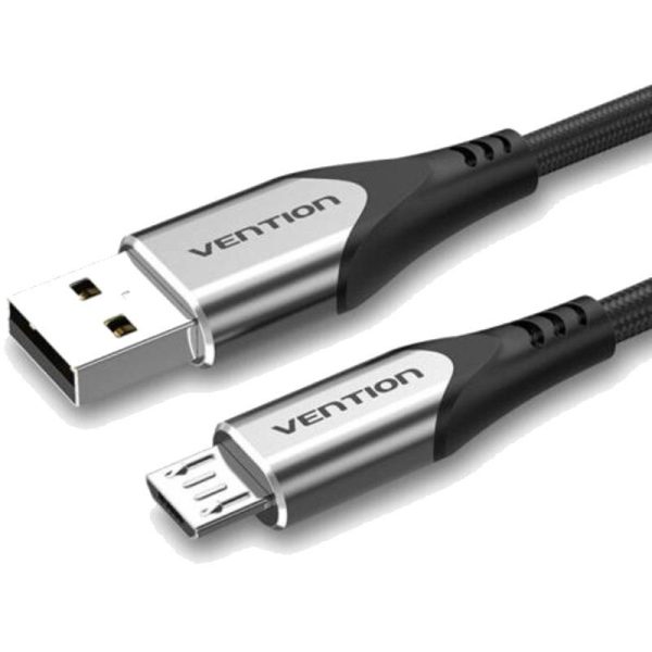 CABLE USB 2.0 A MICRO USB M-M 1 M GRIS VENTION