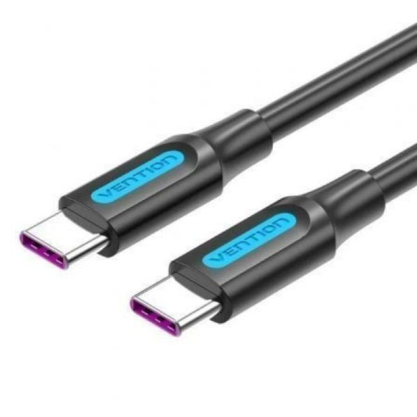 CABLE USB-C A USB-C 1 M NEGRO VENTION