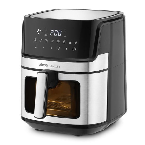 FREIDORA SIN ACEITE UFESA 72805716 BLACKBIRD 6,5L INOX VENTANA Y LUZ - Image 3