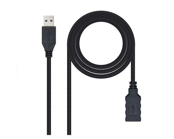 CABLE USB TIPO A/M - A/H 1 M NANOCABLE