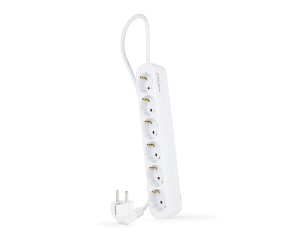 REGLETA PROTECTORA 6 TOMAS BLANCO NANOCABLE
