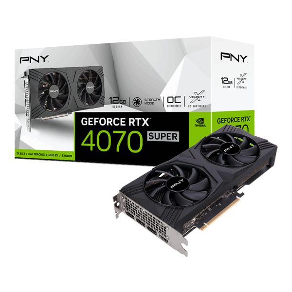 VGA GEFORCE RTX 4070 SUPER 12GB VERTO PNY