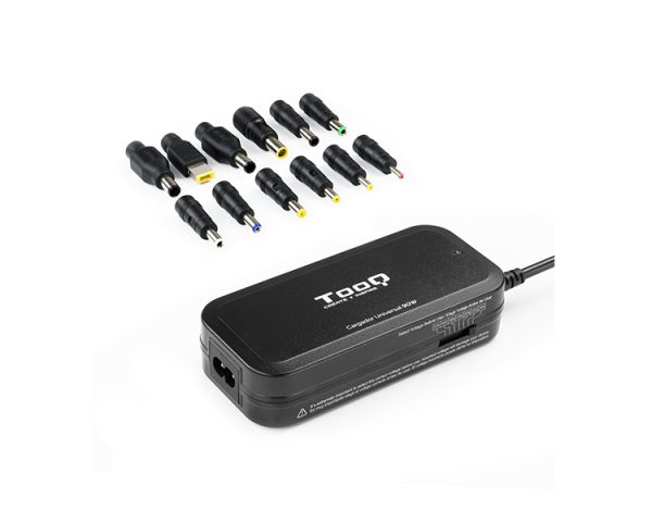 CARGADOR MANUAL 1XUSB 90W NEGRO TOOQ