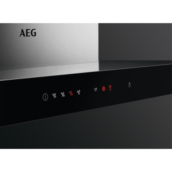 .AT.CAMPANA DECORATIVA AEG DBE5961HG 90CM 400M/H NGO/INOX - Image 3
