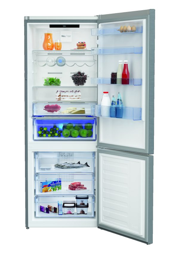 COMBI BEKO RCNE560E40ZXBN 192X70 NEO FROST A++ INOX DISP.501L - Image 2