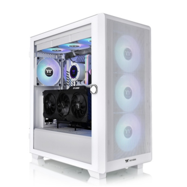 CAJA THERMALTAKE S250 TG ATX 2XUSBA 3.2 ARGB SIN FUENTE BLANCO