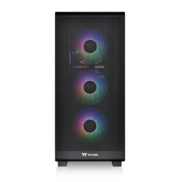 CAJA THERMALTAKE S250 TG ATX 2XUSBA 3.2 ARGB SIN FUENTE NEGRO