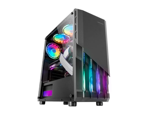 CAJA SEMITORRE ATX MCX2 FRGB NEGRO MARS GAMING