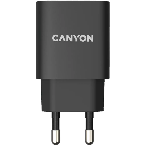 CANYON CARGADOR H-20-02 PD 20W USB-C NEGRO