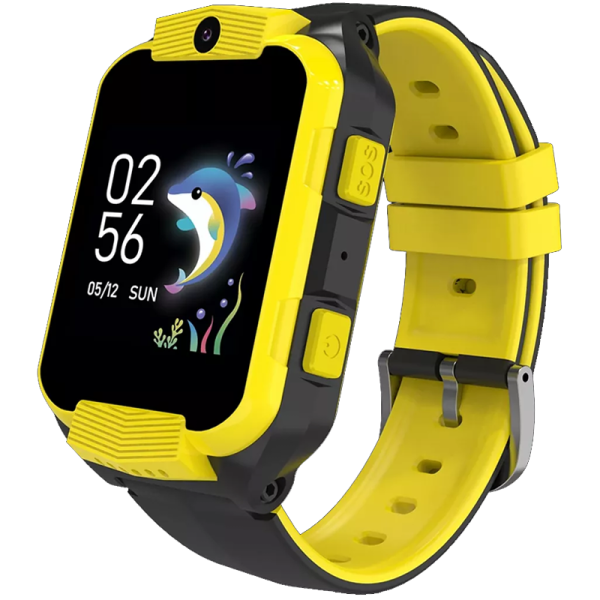 CANYON RELOJ PARA NIÑOS CINDY KW-41 4G CÁMARA, MÚSICA, AMARILLO/NEGRO