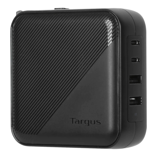 CARGADOR ADAPTADOR TARGUS 100 W GAN CHARGER - MULTI PORT - WITH TRAVEL ADAPTERS