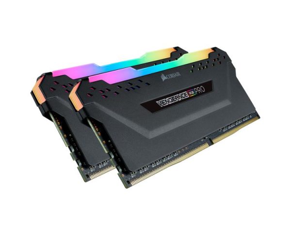 DDR4 16 GB(2X8KIT) 3200 VENGEANCE PRO BLACK RGB LED CORSAIR