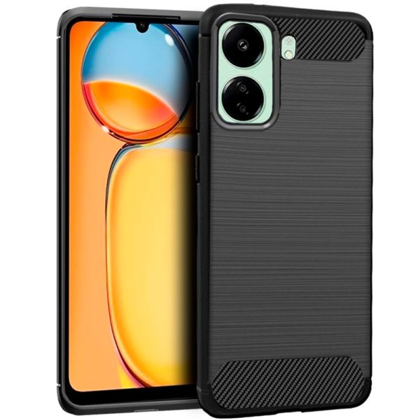 COOL CARCASA XIAOMI REDMI 13C / POCO C65 CARBÓN NEGRO