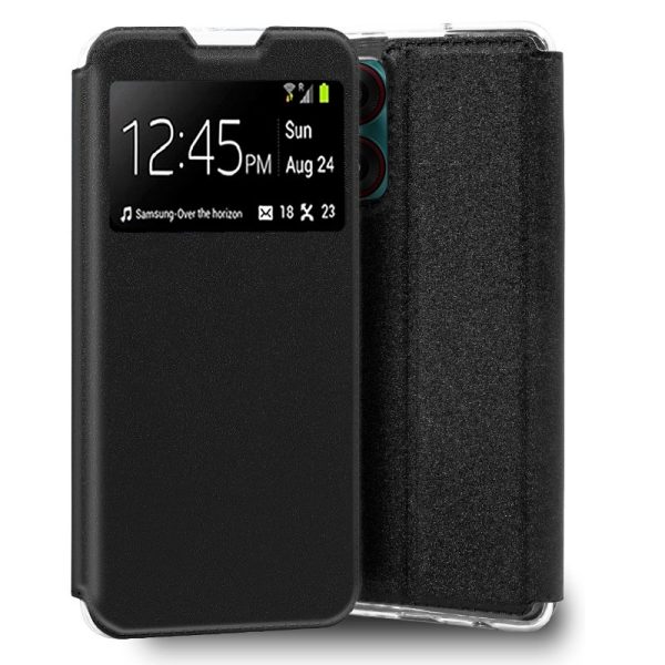 COOL FUNDA  FLIP COVER  ZTE BLADE A34 LISO NEGRO