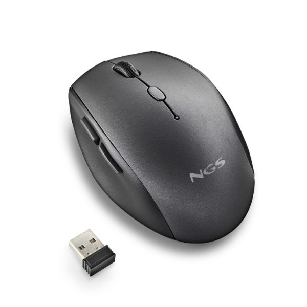 RATON OPTICO WIRELESS BEE NEGRO NGS