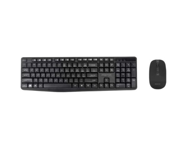 TECLADO WIRELESS + RATON OPTICO MX335 NEGRO APPROX