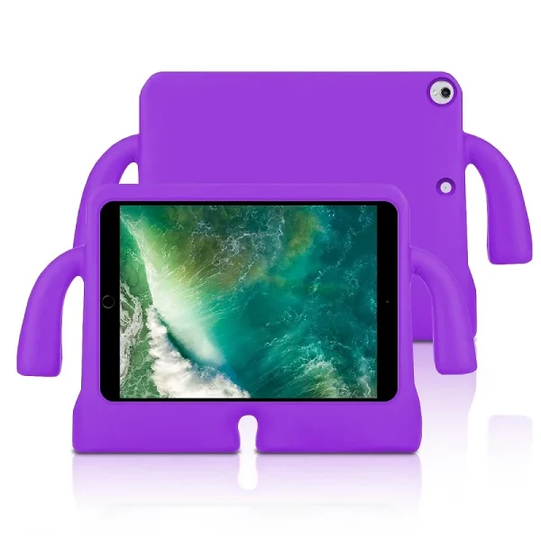 Funda Antigolpe iPad Pro 10.5/iPad 10.2 Silicona Reforzada para niños, disponible en 8 colores : Color - Fucsia, Lampara - Sin Lampara