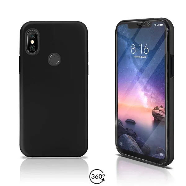 Funda Doble Xiaomi Redmi NOTE 6 Silicona Delantera y Trasera 360 - 4 Colores - Image 2