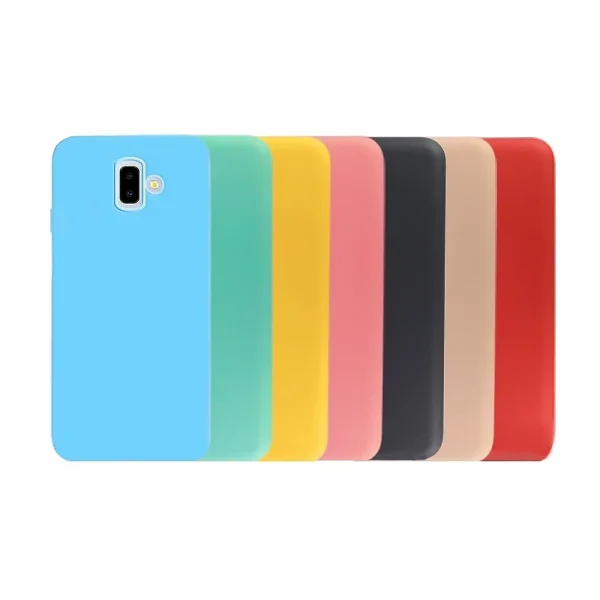 Funda Silicona Suave Samsung Galaxy J6 Plus disponible en 9 Colores - Image 2