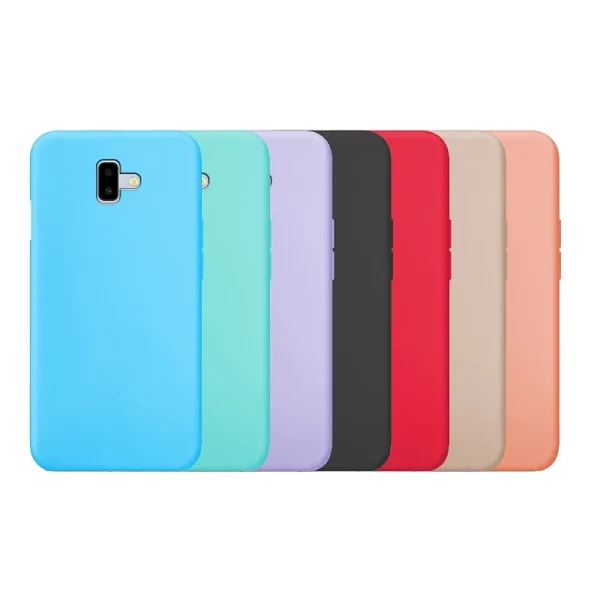 Funda Silicona Suave Samsung Galaxy J6 Plus disponible en 9 Colores