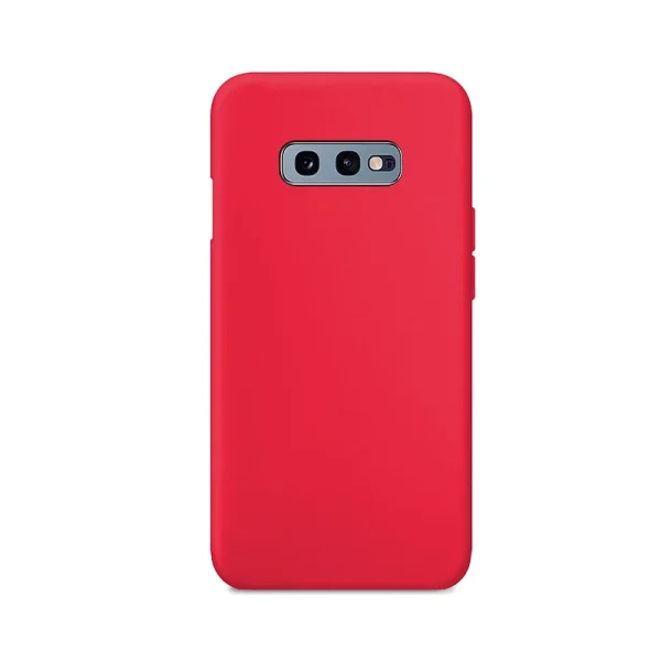 Funda Silicona Suave Samsung Galaxy S10e disponible en 10 Colores : Color - Rojo Oscuro, Lampara - Sin Lampara - Image 8