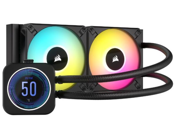 REFRIGERACION LIQUIDA iCUE H100i RGB ELITE LCD XT CORSAIR