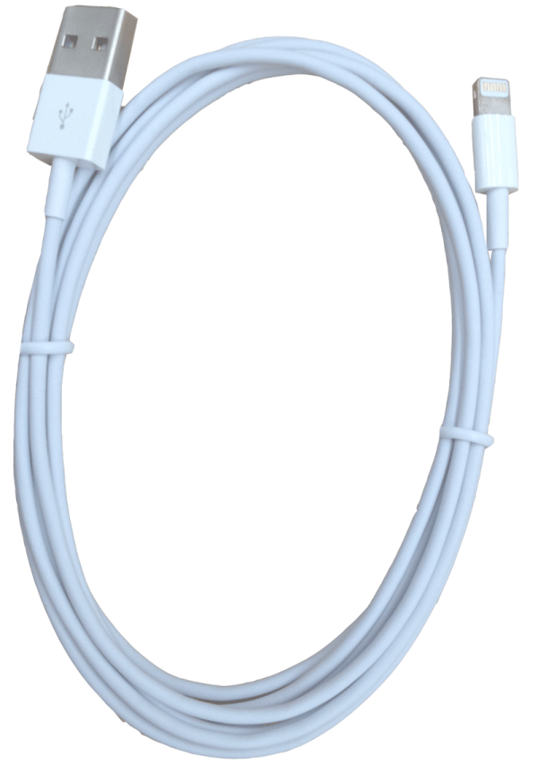 CABLE DATOS/CARGADOR USB LIGHTNING 2M BLANCO NANOCABLE