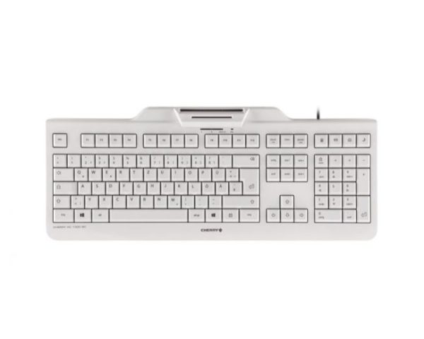 TECLADO CON LECTOR DNIe BLANCO CHERRY