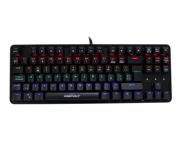 TECLADO GAMING RGB MECHANICAL F105 KEEPOUT