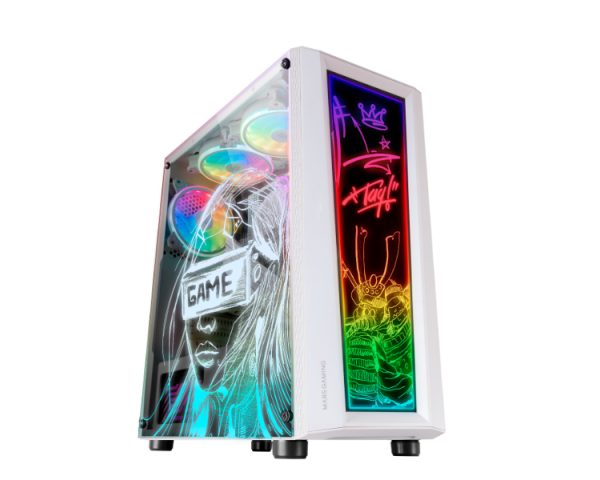 CAJA SEMITORRE ATX MCART BLANCO MARS GAMING