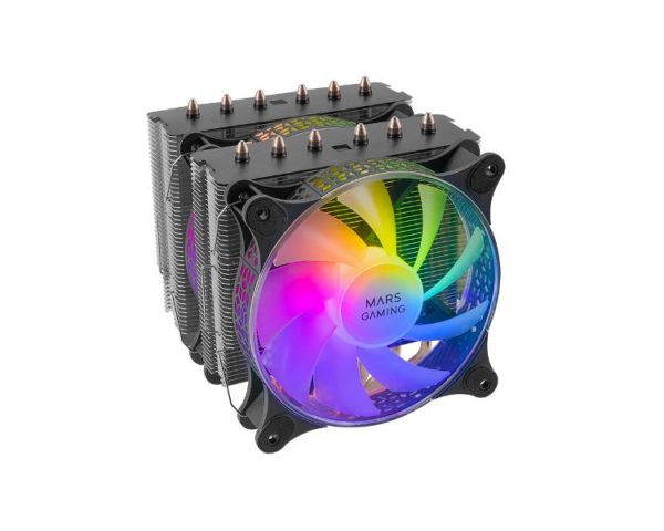 VENTILADOR UNIVERSAL A-RGB MCPU-XT NEGRO MARS GAMING