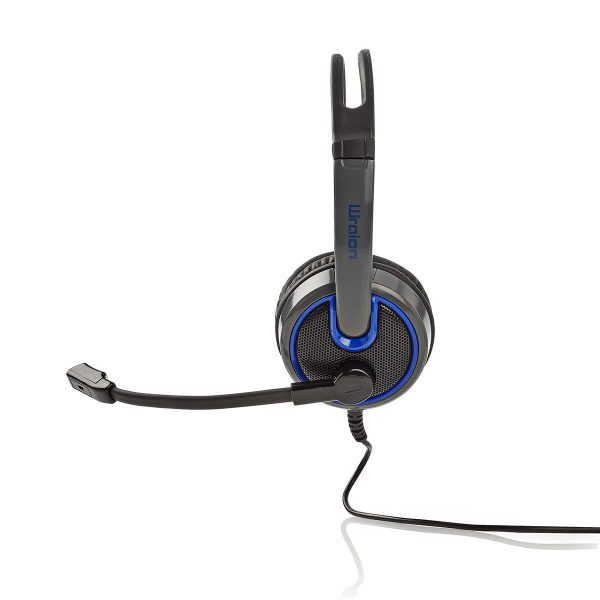 NEDIS AURICULARES GAMING | SUPRAAURAL | STEREO | 2X 3.5 MM |  MICRÓFONO | 2.20 M