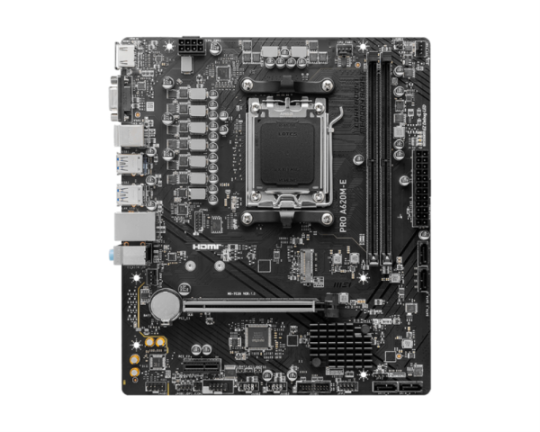 PLACA BASE MSI PRO A620M-E AM5 MATX 2XDDR5