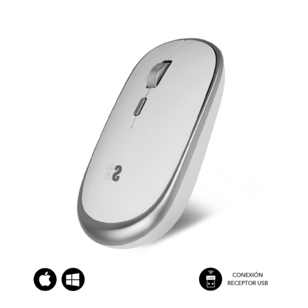 RATON SUBBLIM WIRELESS MINI MOUSE SILVER