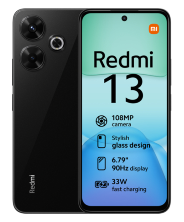 SMARTPHONE XIAOMI REDMI 13 6GB/128GB BLACK