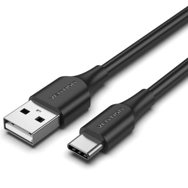 CABLE USB-C A USB-C 50 CM NEGRO VENTION