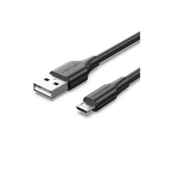 CABLE USB 2.0 A MICRO USB 0.25 M NEGRO VENTION