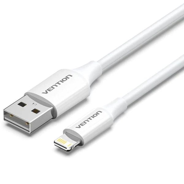 CABLE 2.0 USB A LIGHTNING 1 M BLANCO VENTION