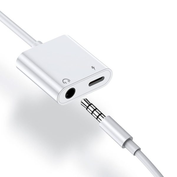 Adaptador Dual Bluetooth Jack 3,5 mm + Carga Lightning COOL - Image 4