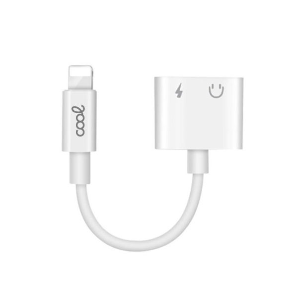 Adaptador Dual Bluetooth Jack 3,5 mm + Carga Lightning COOL - Image 5