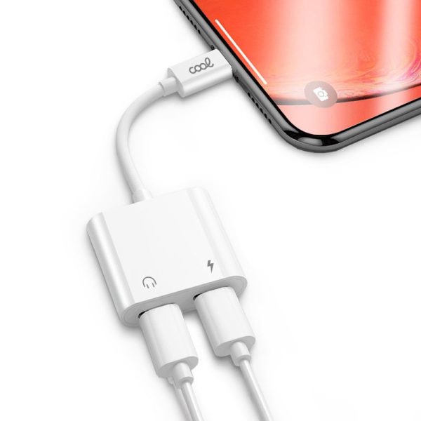 Adaptador Dual USB TIPO-C (Auriculares + Carga) Digital COOL - Image 2