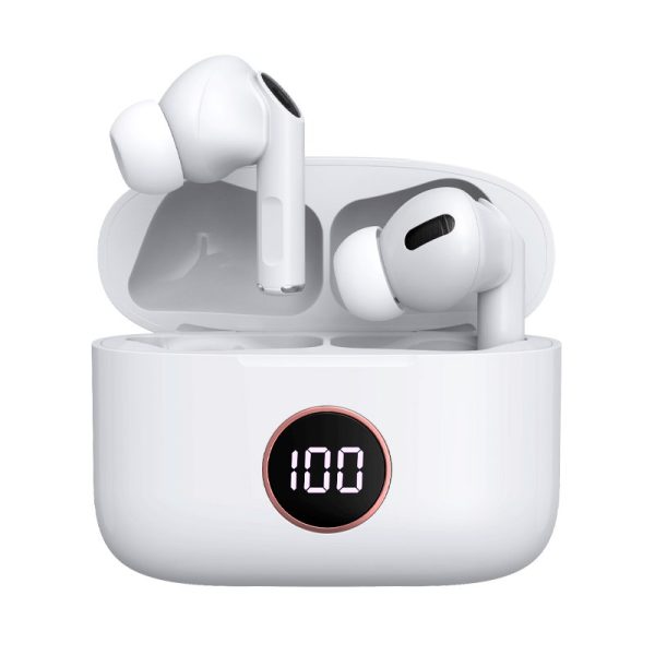 Auriculares Stereo Bluetooth Earbuds Lcd COOL AIR PRO Blanco - Image 2