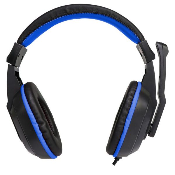 Auriculares Stereo Oficina COOL Dublin con micro (Negro-Azul) - Image 3